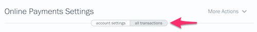 Transaction sub-tab selected at top.